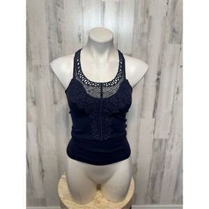 Navy blue tank top